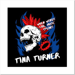 tina turner ll music speaks Posters and Art